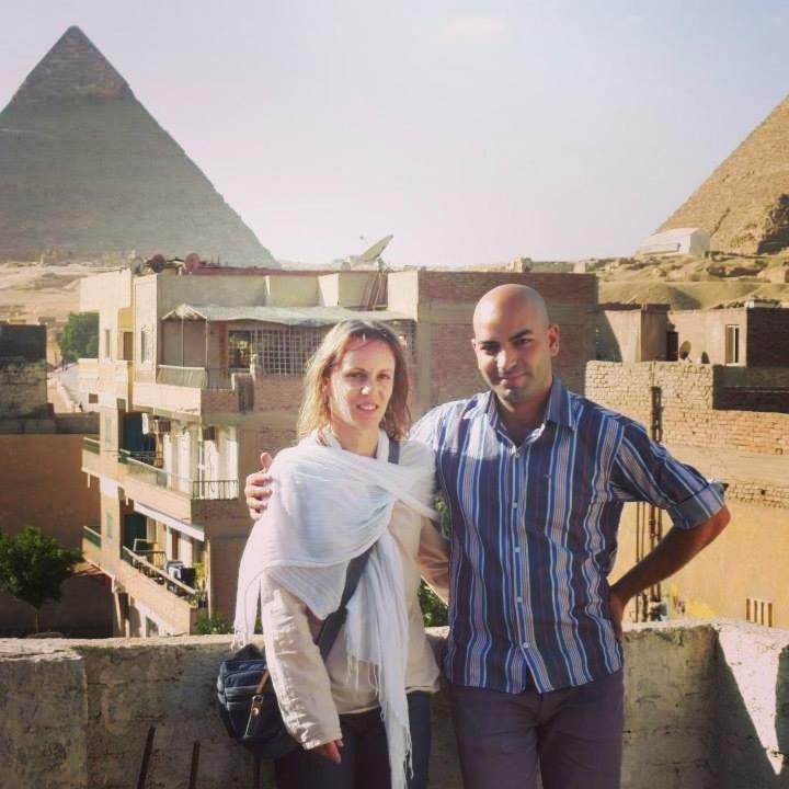 Abo Stait - Pyramid View Homestay Kafret el-Gabal Eksteriør billede